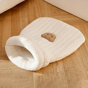 Cat Sleeping Bag Tunnel – Soft Plush Bed for Indoor Kittens and Puppies