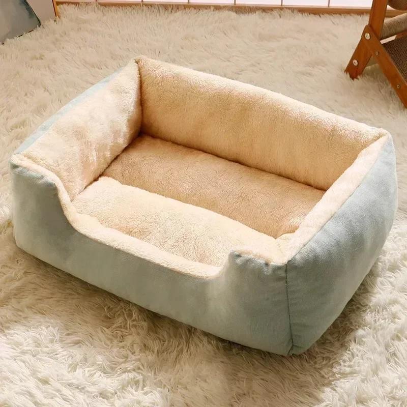 Soft Pet Cushion Bed – Cozy Basket for Cats, Puppies, and Small Dogs - Image 5