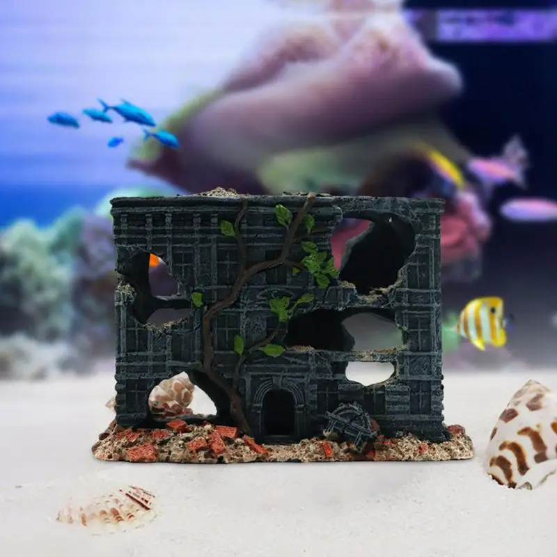 Fish Tank Decoration Cave – Aquarium Ornament for Betta, Shrimp, and Reptiles - Image 3