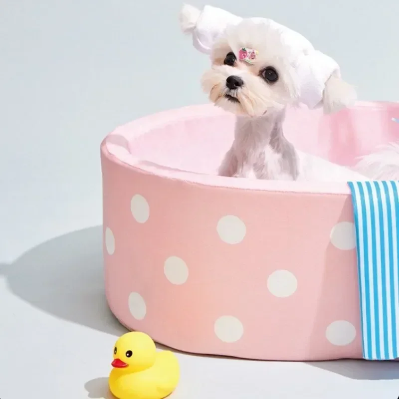Bathtub Style Cat Bed – Detachable Mini Hot Spring Pool Design for Cats and Dogs - Image 5