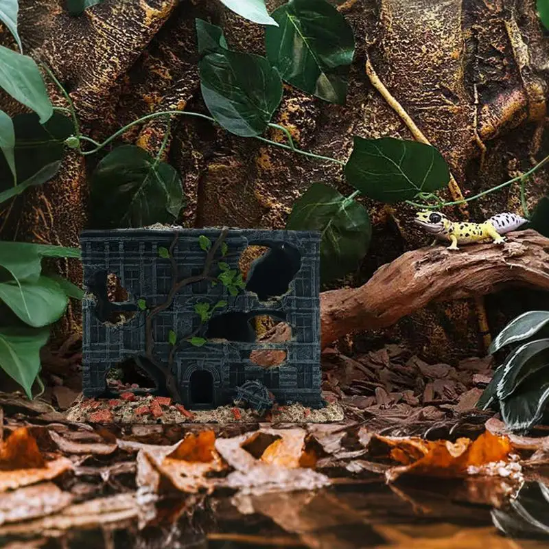 Fish Tank Decoration Cave – Aquarium Ornament for Betta, Shrimp, and Reptiles - Image 2