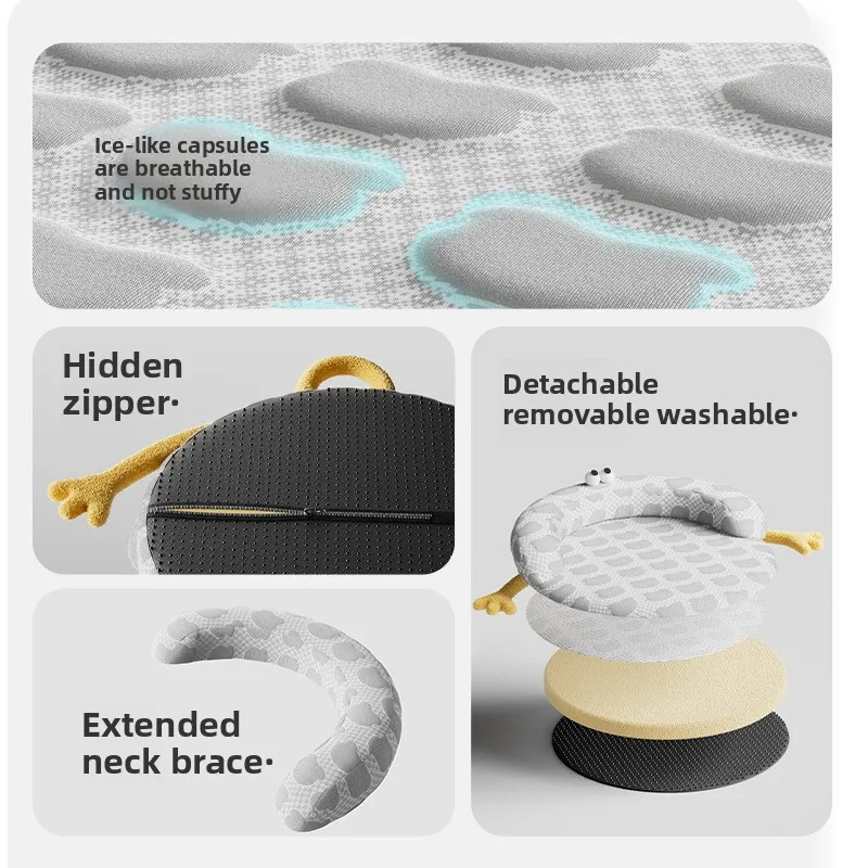 Cooling Summer Pet Bed – Ice Silk Cat Nest with Washable Cushion Mat - Image 4