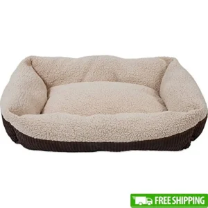 Self-Warming Round Pet Bed – Thermal Cushion for Dogs and Cats Indoor Outdoor