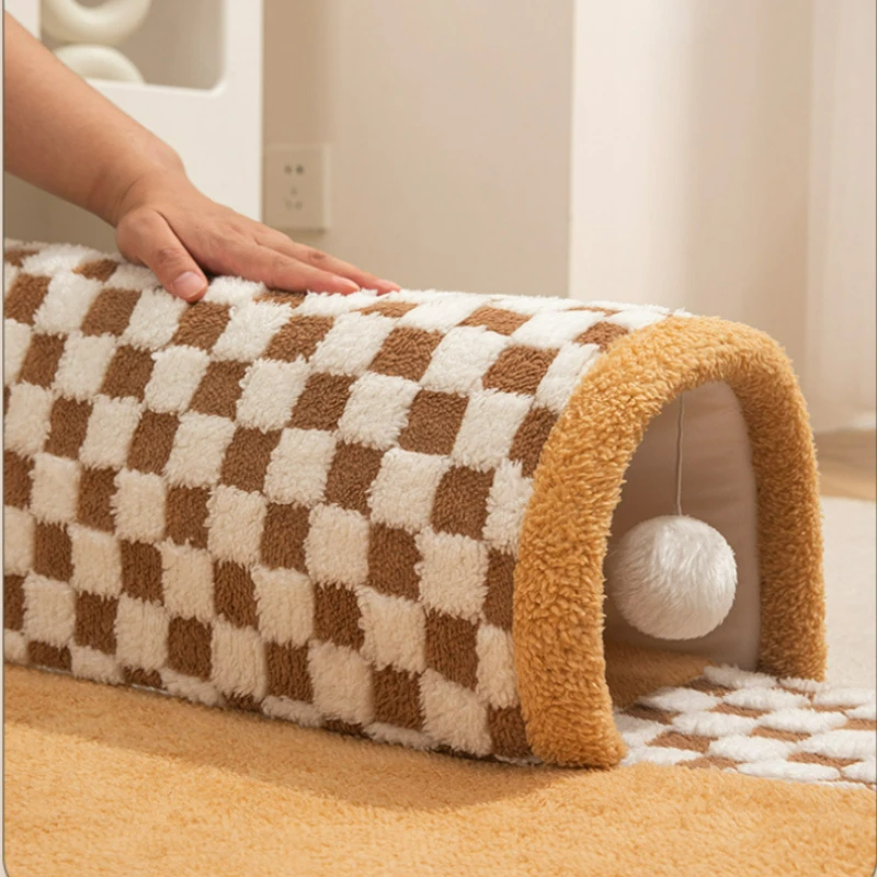 Foldable Cat Tunnel House – Warm Removable Winter Shelter for Cats and Small Pets - Image 6