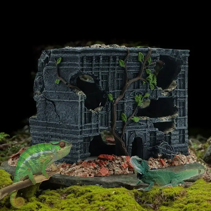 Fish Tank Decoration Cave – Aquarium Ornament for Betta, Shrimp, and Reptiles - Image 4