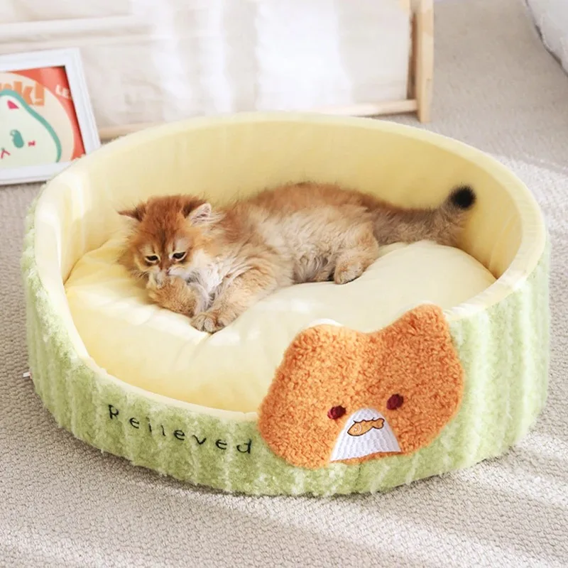Cozy Cat House Bed – Warm Pet Nest for Small Dogs and Indoor Cats - Image 2