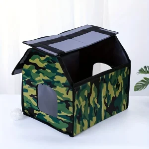 Portable Foldable Pet Shelter – Winter Warm Cat and Dog Bed for Indoor Use