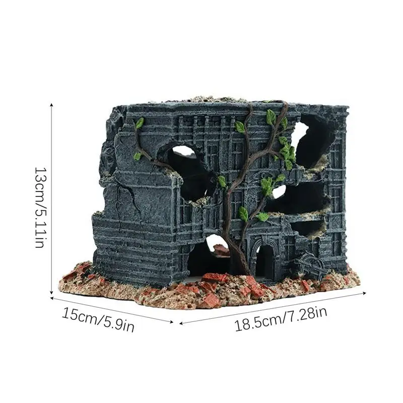 Fish Tank Decoration Cave – Aquarium Ornament for Betta, Shrimp, and Reptiles - Image 6